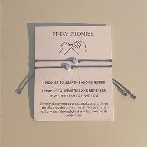 pinky promise bracelet